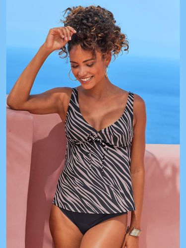 Haut de maillot de bain à armatures imprimé zébré élégant - LASCANA - Modalova