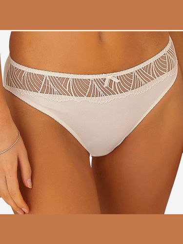 Bas de maillot de bain slip tendance avec petit nœud décoratif au centre devant - LASCANA - Modalova