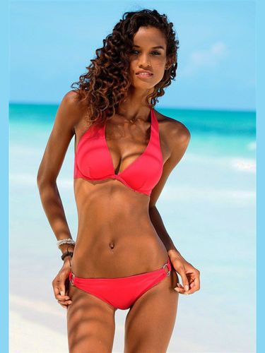 Maillot de bain à armatures bikini cintre à nouer dans le cou - Chiemsee - Modalova
