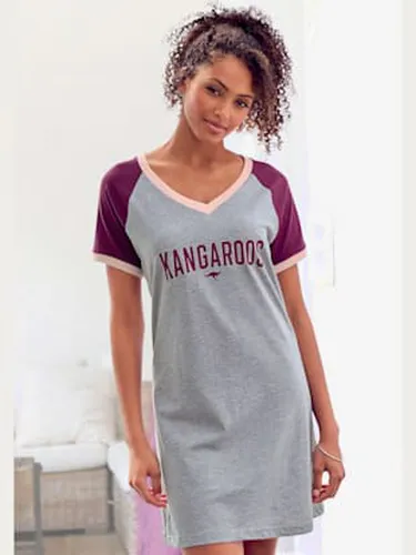 T-shirt de nuit court au style universitaire - - - KangaROOS - Modalova