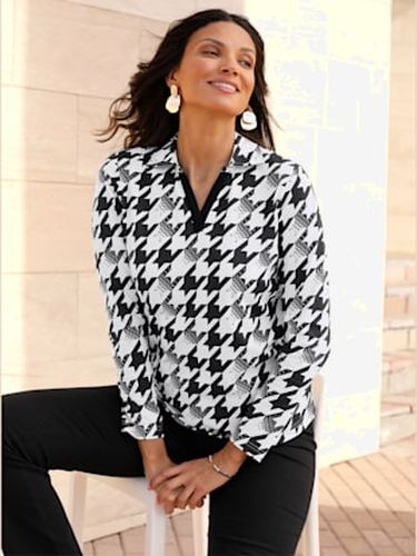 T-shirt à manches longues col chemise ouvert - Witt - Modalova