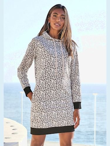 Robe en matière sweat robe sweat confortable - - - LASCANA - Modalova