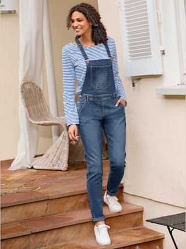 Salopette en jean qualité coton - Collection L - Modalova