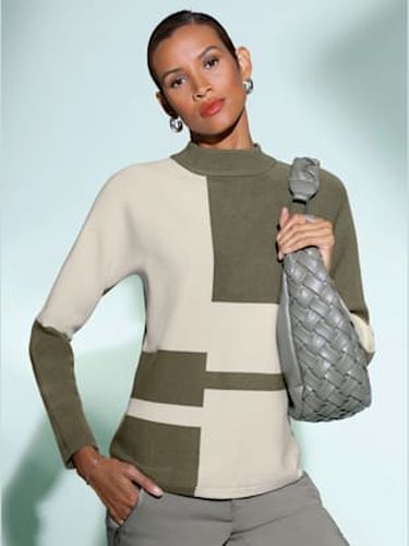 Pull jacquard 50% viscose - Creation L - Modalova