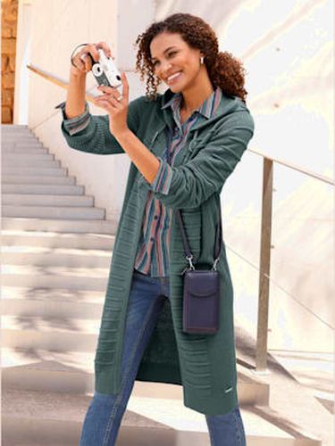 Veste longue en tricot 50% coton - Collection L - Modalova