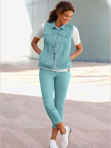 Gilet en jean coton extensible confortable - Collection L - Modalova