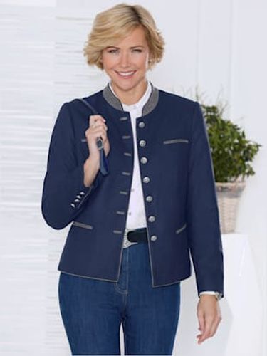 Blazer col officier avec détails passepoilés et boutons décoratifs - Witt - Modalova