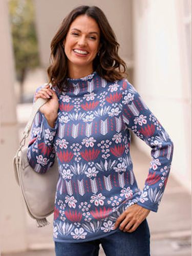 Pull jacquard 30% laine vierge - Witt - Modalova