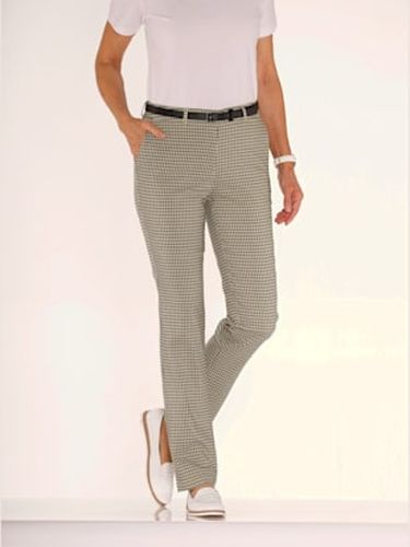 Pantalon à carreaux carreaux - Collection L - Modalova