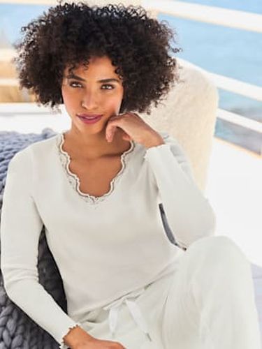 T-shirt en v look original et romantique - Witt - Modalova