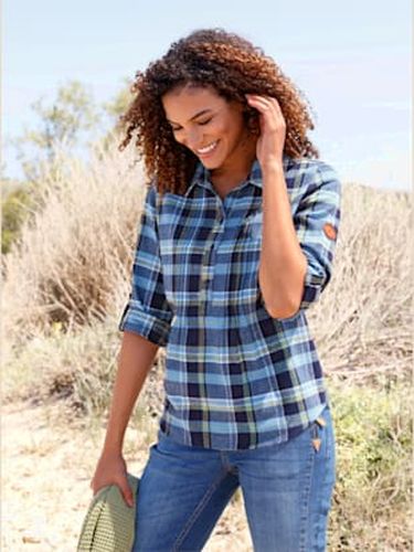 Chemisier en flanelle pur coton - Collection L - Modalova