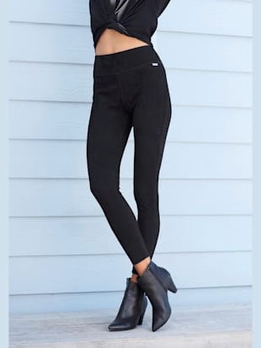 Legging imitation cuir velours - LASCANA - Modalova