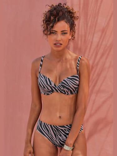 Haut de bikini push-up imprimé zébré élégant - LASCANA - Modalova