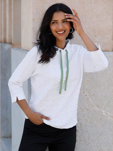 Sweatshirt jacquard en jersey tendance - Witt - Modalova