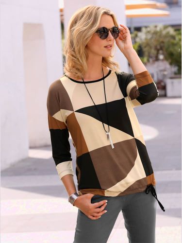 T-shirt à manches 3/4 viscose - Creation L - Modalova