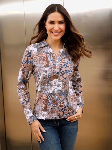 Polo à manches longues superbe motif - Witt - Modalova