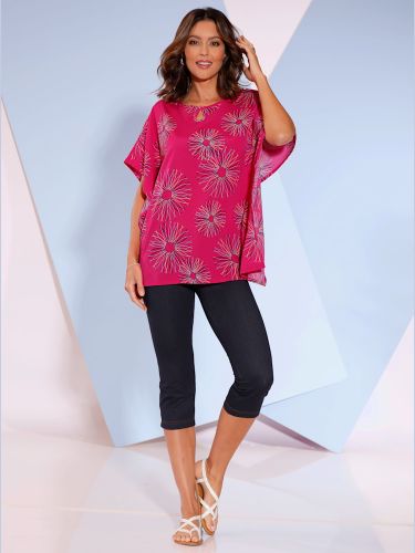 Chemisier à manches courtes coupe avantageuse - Witt - Modalova