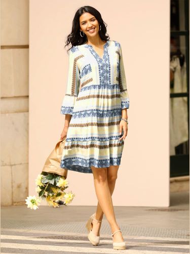 Robe à effet étagé viscose douce et fluide - Witt - Modalova
