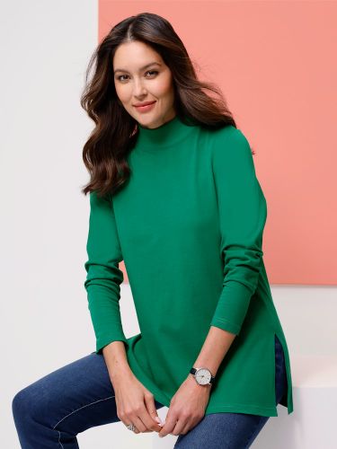 T-shirt long col montant tendance - Witt - Modalova