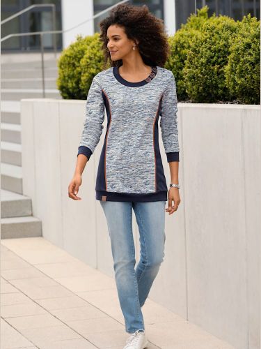 Sweatshirt qualité coton doux sur la peau - Collection L - Modalova