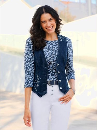 Gilet en jean 99% coton - Witt - Modalova