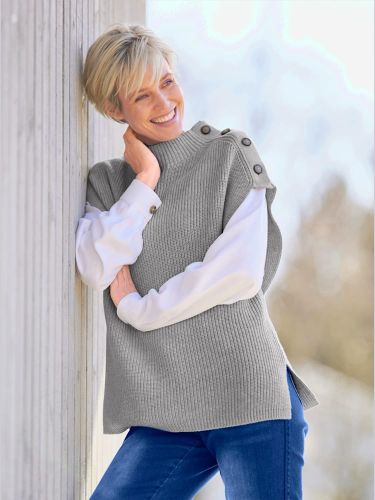 Débardeur en tricot col montant - Witt - Modalova