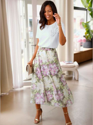 Jupe à panneaux qualité tissée - Witt - Modalova