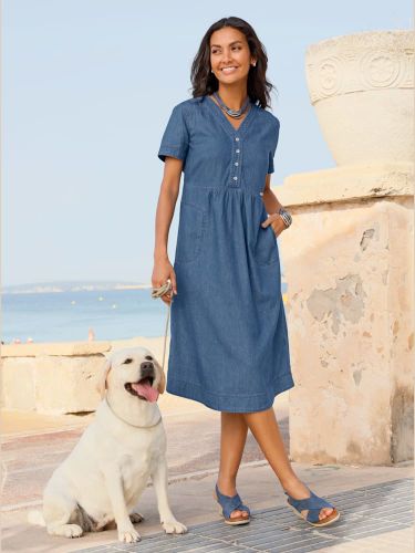 Robe en jean pur coton - Witt - Modalova