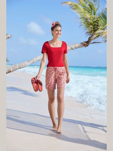 T-shirt grande encolure carrée - Witt - Modalova