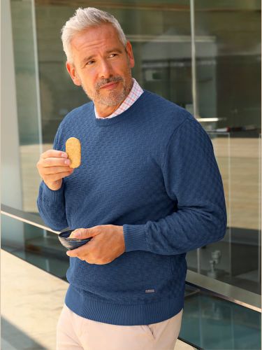 Pull encolure ronde polyvalent et pratique - Marco Donati - Modalova