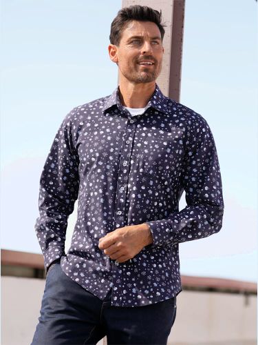 Chemise à manches longues imprimé tendance - Marco Donati - Modalova