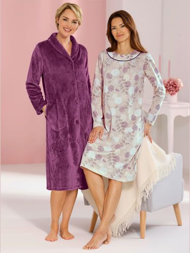 Robe de chambre polaire corail - Witt - Modalova