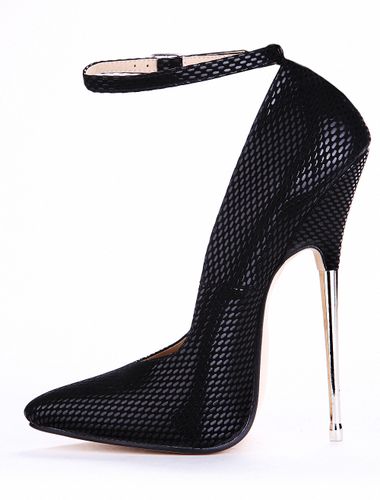 Chaussures à talon haut en Synthétique verni avec boucle - milanoo.com - Modalova