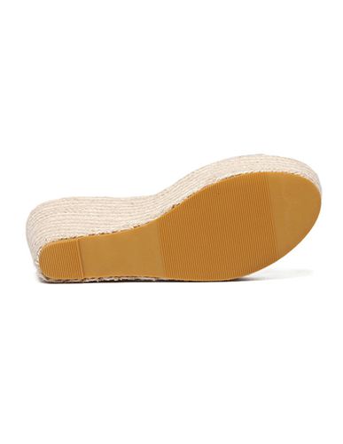 Mules compensées Sandales compensées Abricot et Transparent - milanoo.com - Modalova
