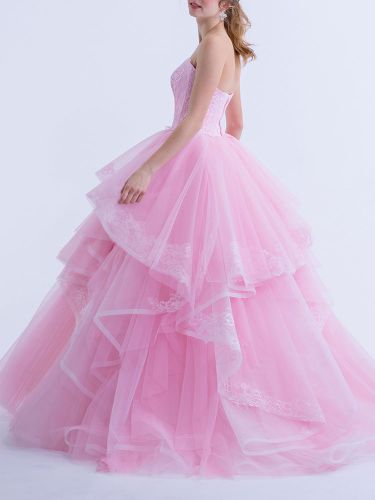Robe de mariée robe de mariage bustier zip sur dos à grande traîne - milanoo.com - Modalova