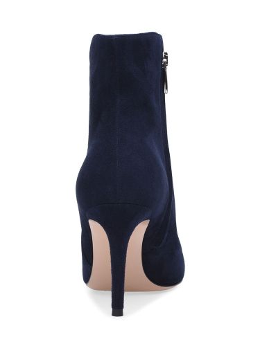 Bottines à Talons Hauts à Zip en Cuir Synthétique Unicolore - milanoo.com - Modalova