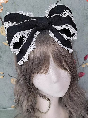 Coiffure Rococo Style Lolita Accessoires Dentelle Volants Couvre-chef Polyester Divers - milanoo.com - Modalova