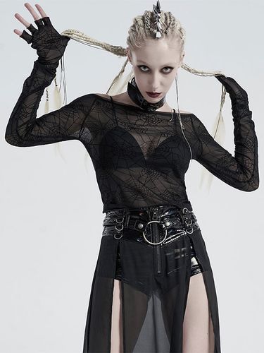 Robes Gothiques Lolita Imprimé Python Noir - milanoo.com - Modalova