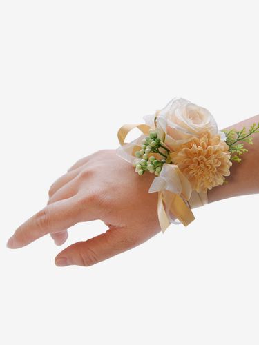 Mariage Marié Mariée Fleur Poignet Fleur - milanoo.com - Modalova
