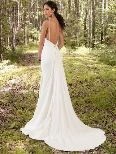 Robe de mariée; robe de mariée simple; robe de mariée sirène - milanoo.com - Modalova