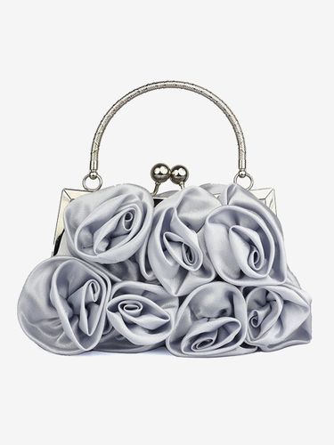 Sacs à main de mariage Accessoires de mariage Sac à main de mariée Fleurs plissées - milanoo.com - Modalova
