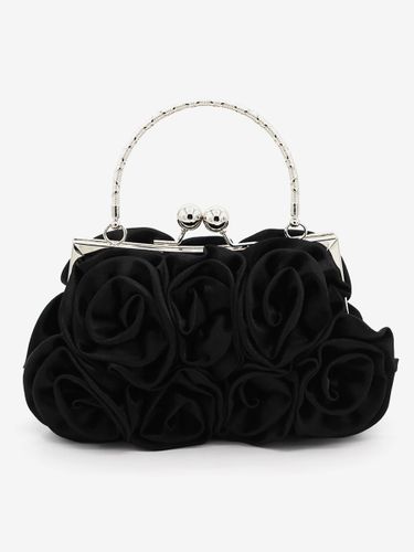 Sacs à main de mariage Accessoires de mariage Sac à main de mariée Fleurs plissées - milanoo.com - Modalova