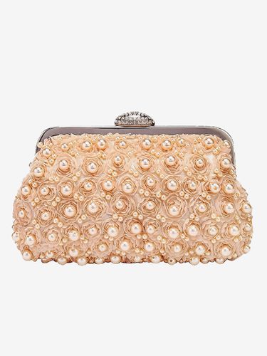 Sacs à main de mariage Accessoires de mariage Sac à main de mariée Fleurs plissées - milanoo.com - Modalova