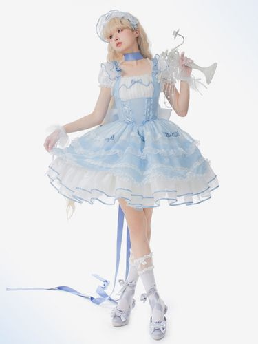 Robe Lolita Douce Robe Lolita Pull Doux Sans Manches - milanoo.com - Modalova