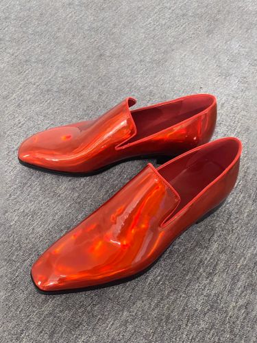 Mocassins en Cuir Synthétique avec Bout Pointu Unicolore - milanoo.com - Modalova