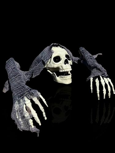 Décoration de squelette rampant au sol pour Halloween accessoire de maison hantée pour décoration de cour - milanoo.com - Modalova