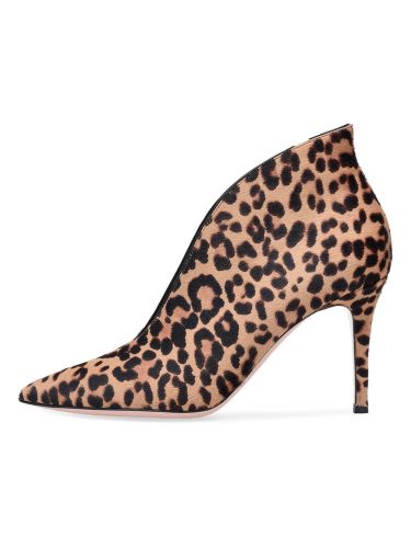 Bottines à talons hauts en daim avec bout pointu et bottines à - milanoo.com - Modalova