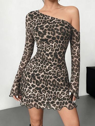 Robe de soirée imprimée à manches longues robe d'été - milanoo.com - Modalova