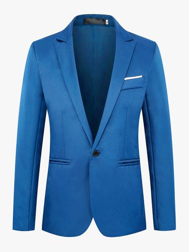 Blazers Vestes Costumes décontractés s Chic Kaki Gris Coupe Cintré - milanoo.com - Modalova