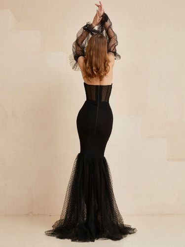 Robes de mariée gothiques 2026 sirène manches longues en dentelle avec train robe de mariée personnalisation gratuite - milanoo.com - Modalova